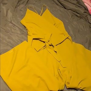 Mustard jumpsuit